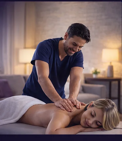 In-home massage session